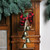 12” Rustic Bow with Golden Jingle Bells Christmas Door Hanger - IMAGE 3