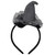 Gray Mesh Witch's Hat Halloween Headband Costume Accessory - IMAGE 1