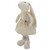 Standing Easter Bunny Rabbit Girl in Floral Dress Decoration - 14.5" - Cream - IMAGE 4