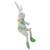 24" White and Green Boy Bunny Rabbit Easter and Spring Table Top Figure - IMAGE 3