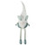 33" White and Green Sitting Easter Gnome with Bunny Ears and Dangling Legs - IMAGE 1