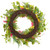 Gerbera Daisy, Berries and Daisy Floral Spring Wreath - 23" - Pink/Yellow