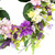 Hydrangea and Foliage Spring Floral Twig Wreath - 24" - Purple - IMAGE 4