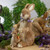 Mommy and Baby Easter Bunny Rabbit Figure Decoration - 14" - IMAGE 2