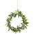 Mini Floral and Foliage Spring Wreath - 8" - Unlit - White
