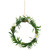 Mini Floral and Foliage Spring Wreath, Yellow 9" - IMAGE 1
