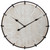 Country Rustic Metal and Wood Round Wall Clock - 23.5" - Black - IMAGE 1