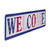 18" Metal Patriotic "WELCOME" Sign with Stars Wall Decor - IMAGE 3