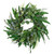 Eucalyptus and Fern Mixed Foliage Artificial Spring Wreath - 24" - IMAGE 2