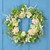 Hydrangea and Fern Spring Floral Berry Artificial Wreath - 28" - Pink - IMAGE 1