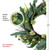 Eucalyptus and Sweet Gum Flowers Twig Spring Wreath - 24" - Green and White