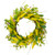 Daisy and Berry Floral Spring Wreath, Yellow and Purple 25" - IMAGE 1