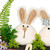 Easter Rabbit Couple Floral "Welcome" Sign - 16-Inch - IMAGE 3