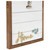 Photo Clip-On "Home" Picture Frame with Hinged Easel - 8.5"