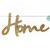 Photo Clip-On "Home" Picture Frame with Hinged Easel - 8.5"