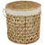 16" Natural Woven Laundry Hamper Basket with Cotton Liner and Lid - IMAGE 1