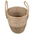 Natural Woven Seagrass Wicker Storage Basket with Handles - 14.5" - IMAGE 3