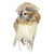 4.75" Brown and White Plush Fur Owl Christmas Ornament - IMAGE 2