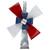 21.25" Red, White and Blue Christmas Wreath Hanger - IMAGE 1