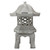 18.5" LED Lighted Stone Gray Outdoor Solar Powered Pagoda Sculpture - IMAGE 3