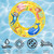 24" Yellow Inflatable Sea World inner Tube Pool Float - IMAGE 4