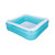 4.75ft. Inflatable Blue and White 2-Ring Swimming Pool - IMAGE 4