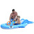 6.75ft Inflatable Childrens Whale Shaped Interactive Play Pool - IMAGE 1