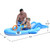 Inflatable Childrens Whale Shaped Interactive Play Pool - 6.75' - Blue and White - IMAGE 4
