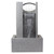 Modern Style Rainfall Outdoor Water Fountain - 23" - Gray - IMAGE 1