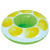 9" Inflatable Lemon Slice Swimming Pool Beverage Drink Holder - IMAGE 1