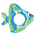 31" Green Inflatable Fish Children's Swim Ring Tube Float - IMAGE 1