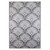 4' x 6' Gray and White Fan Leaf Rectangular Outdoor Area Rug - IMAGE 1