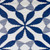 4' x 6' Blue and White Floral Rectangular Outdoor Area Rug - IMAGE 4