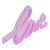 18" Pink LED Lighted 'Love' Neon Style Valentine's Day Wall Sign - IMAGE 3