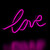 LED Love Neon Lighted Wall Sign - 18" - Pink - IMAGE 4