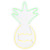 LED Pineapple Neon Lighted Wall Art - 16" - Yellow and Green - IMAGE 2