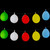 LED Inflatable Balloon Patio Light Set - Multi-Color - 10' Clear Wire - 10ct - IMAGE 3