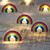 LED Rainbow Fairy Lights - Warm White - 2.75' Silver Wire - 10ct - IMAGE 1