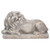 22.5" Gray Lying Down Lion Outdoor Garden Statue - IMAGE 4