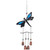 24" Purple and Bronze Dragonfly Outdoor Garden Windchime - IMAGE 4
