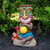 13.75" Solar Lighted Polynesian Outdoor Garden Smiling Tiki Statue - IMAGE 2
