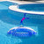 60" Inflatable Mermaid Tail Swimming Pool Sling Chair Pool Float - IMAGE 1