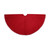 Shell Stitching Christmas Tree Skirt - 26" - Red and White - IMAGE 5