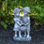 13" Boy and Girl Apple Picking Outdoor Garden Statue - IMAGE 2