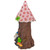 14" Solar Lighted Bless Our Home Gnome Tree House Outdoor Garden Statue - IMAGE 3