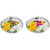 Set of 2 "Love Today" Outdoor Floral Garden Stones 10" - IMAGE 3