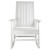 All Weather Recycled Plastic Outdoor Rocking Chair, White - IMAGE 3