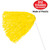 School Spirit Cheerleading Pom Pom Shakers - 12" - Yellow - Pack of 48 - IMAGE 5