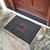 19.5" x 31.25" Black and Red NCAA University of Arkansas Razorbacks Medallion Outdoor Door Mat - IMAGE 2