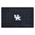19.5" x 31.25" Black and White NCAA University of Kentucky Wildcats Medallion Outdoor Door Mat - IMAGE 1